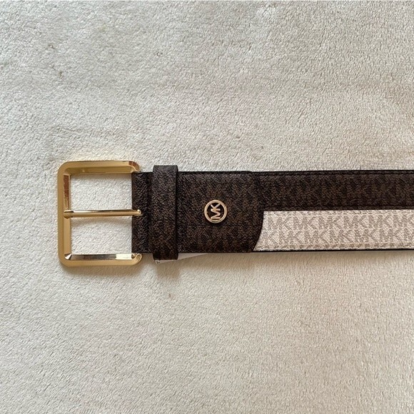 NWOT MK Michael Kors monogram belt size S - Picture 1 of 5